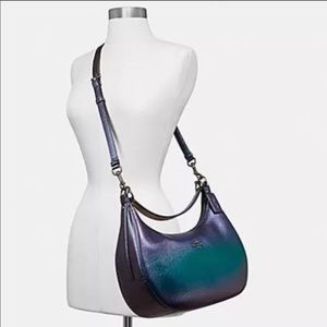 Coach hologram shoulder bag with crossbody strap!